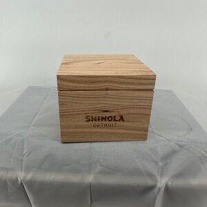 Shinola wooden watch box